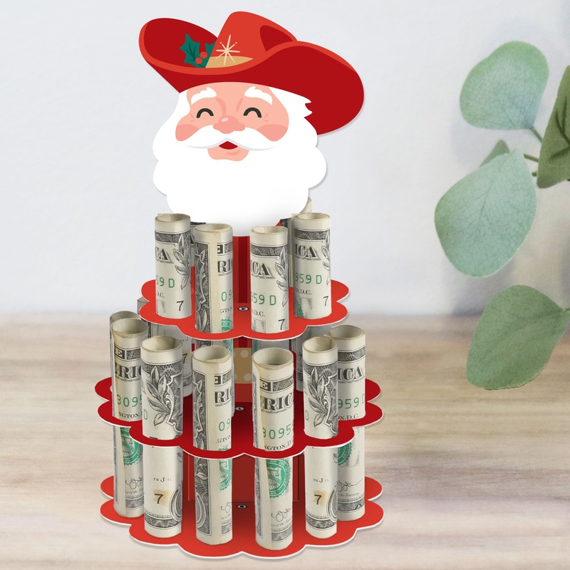 Christmas Cowboy Cash Cake