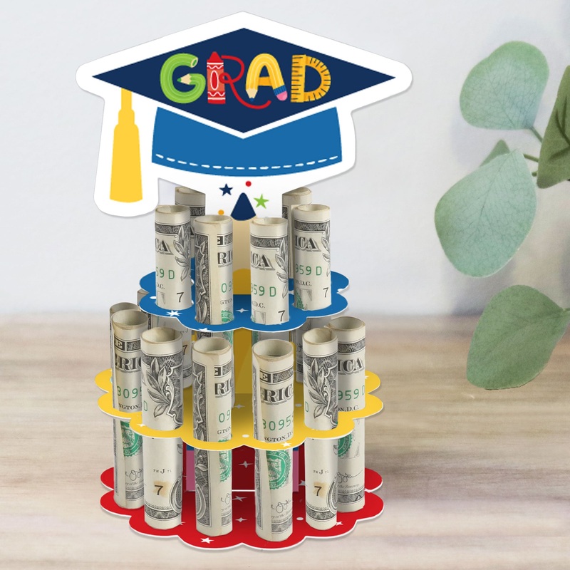 Elementary Grad Cash Cake - 1 Ct