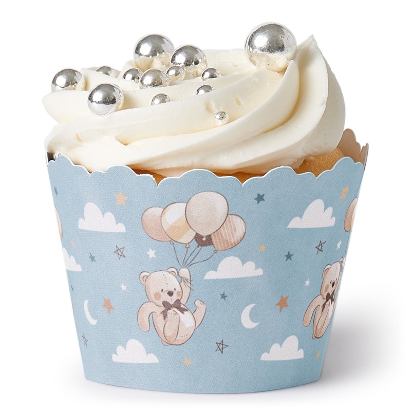 We Can Bearly Wait Cupcake Wrappers - 12 Ct