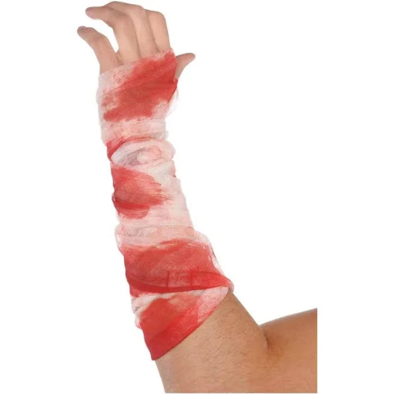 BLOODY GAUZE BANDAGE ROLL