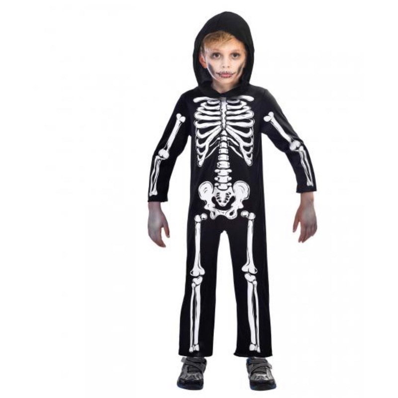 Costume Skeleton Jumpsuit 4-6 Years