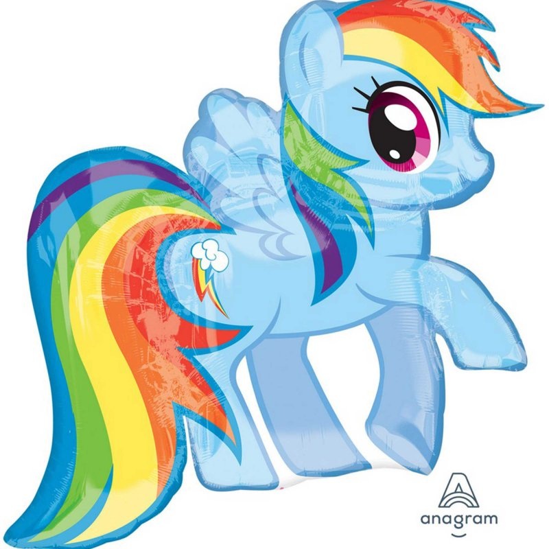SUPERSHAPE XL MY LITTLE PONY RAINBOW DASH P38