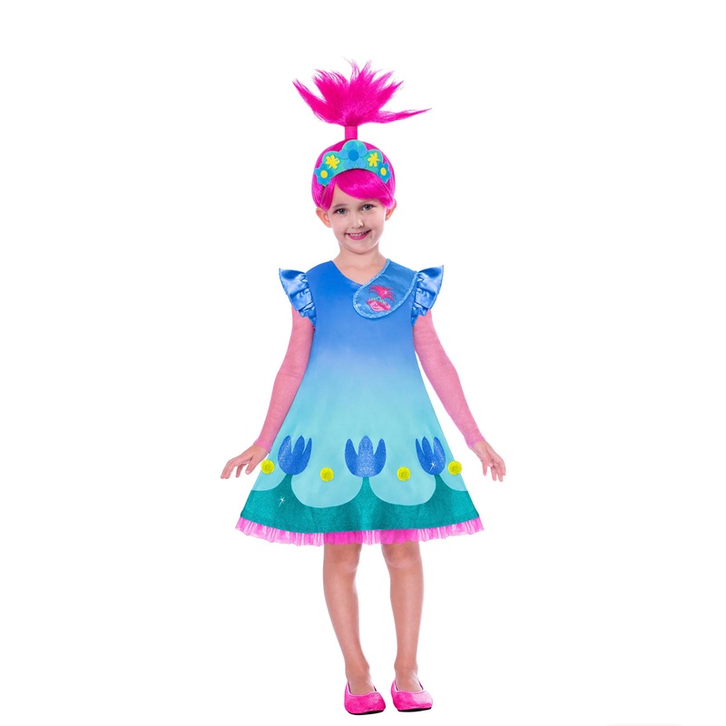 TROLLS 2 POPPY COSTUME 6-8 YEARS