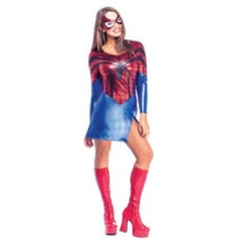 ADULT SPIDER-GIRL COSTUME (SIZE SMALL)