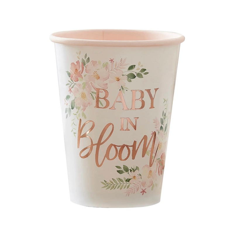 BABY IN BLOOM FLORAL CUPS
