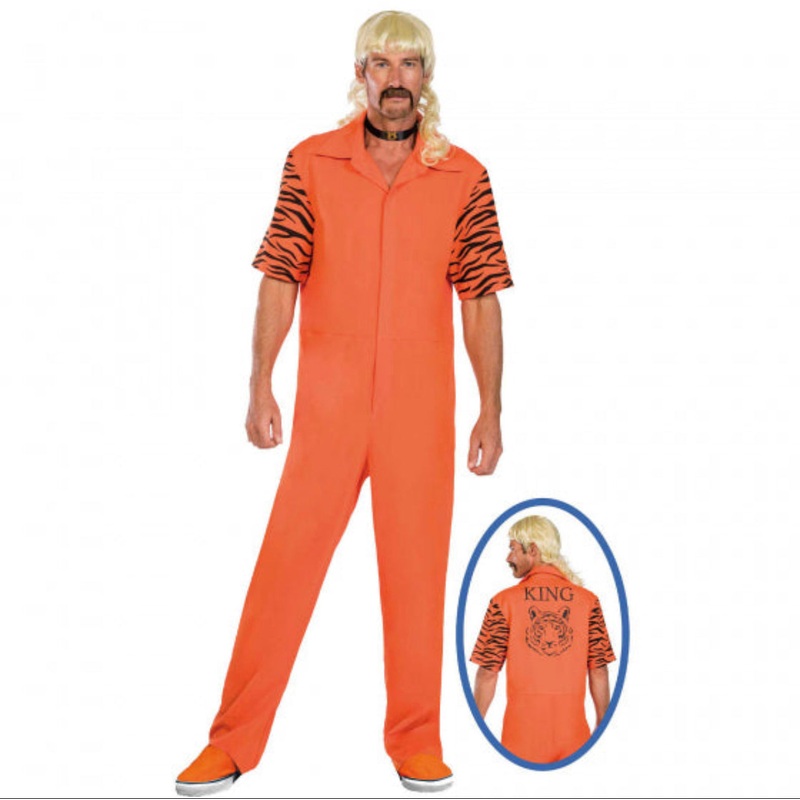 BIG CAT CONVICT COSTUME - PLUS SIZE