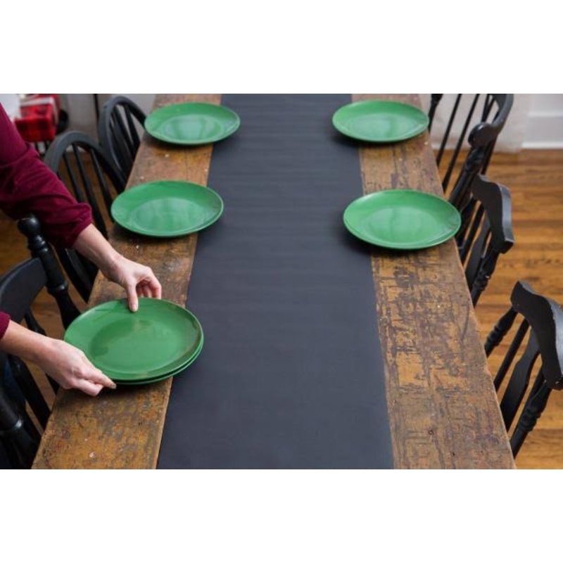 BLACK KRAFT TABLE RUNNER