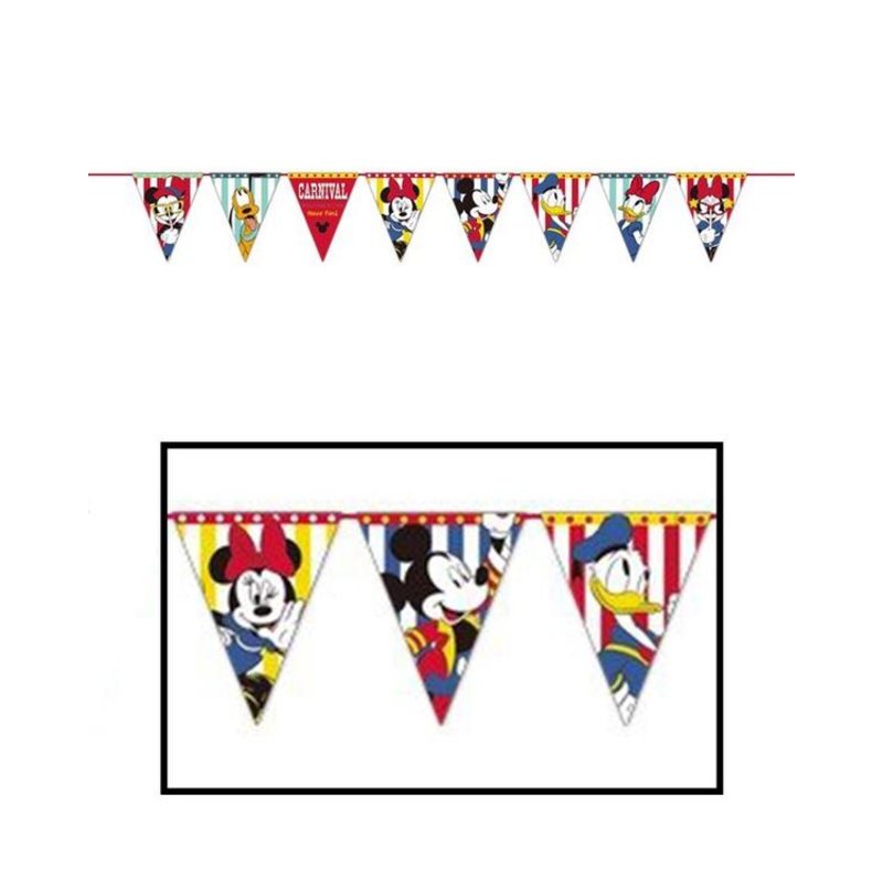 Disney Mickey Carnival Banner Flag Pennant 2.4m