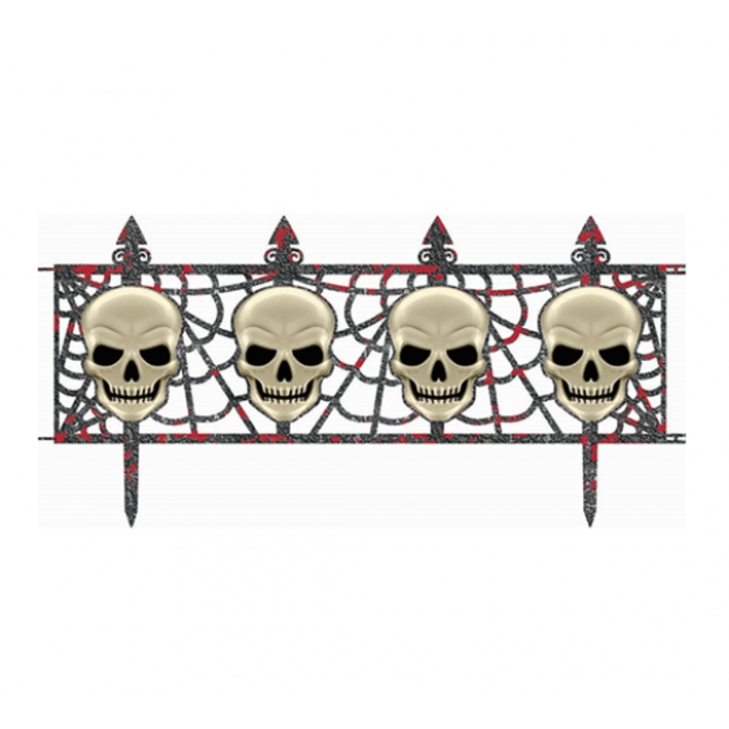 Skull Fence garden deco