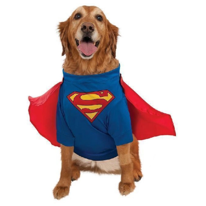 Super man dog costume