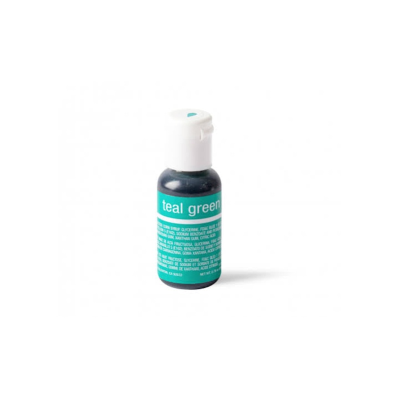 Teal green liquid gel colour 0.70oz