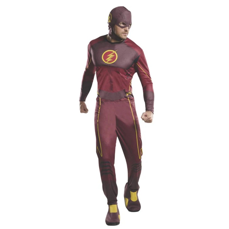 THE FLASH ADULTS COSTUME (SIZE XLARGE)