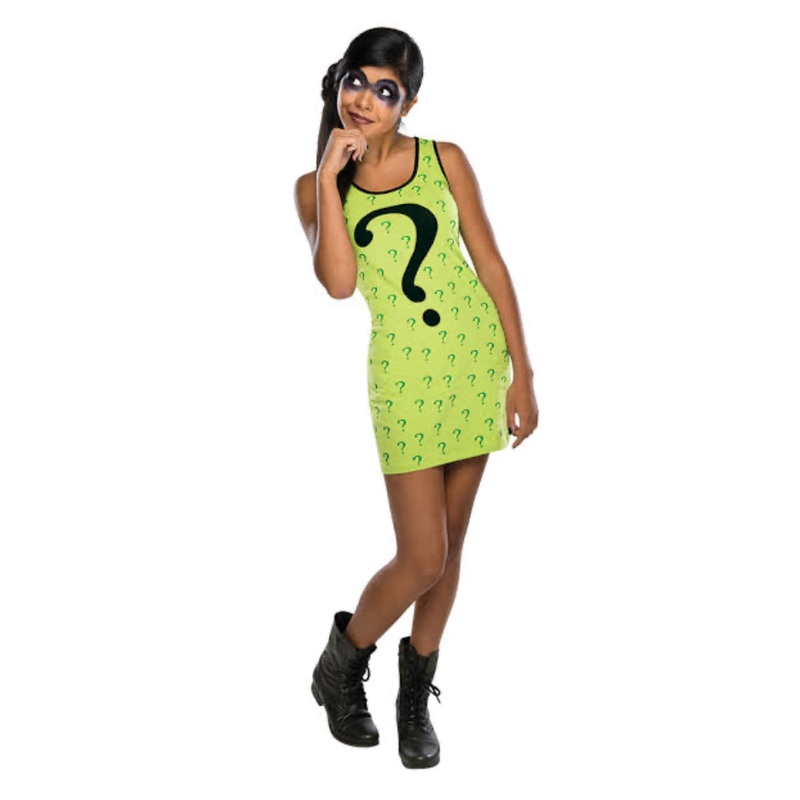 THE RIDDLER TEEN TANK DRESS (SIZE MEDIUM)
