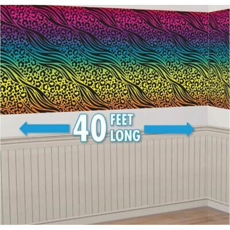 TOTALLY 80s ROOM ROLL SCENE SETTER (1.2M x 12M)