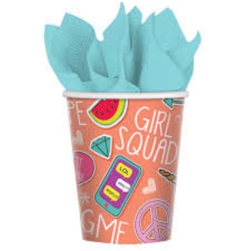 SELFIE CELEBRATIONS CUPS PK8
