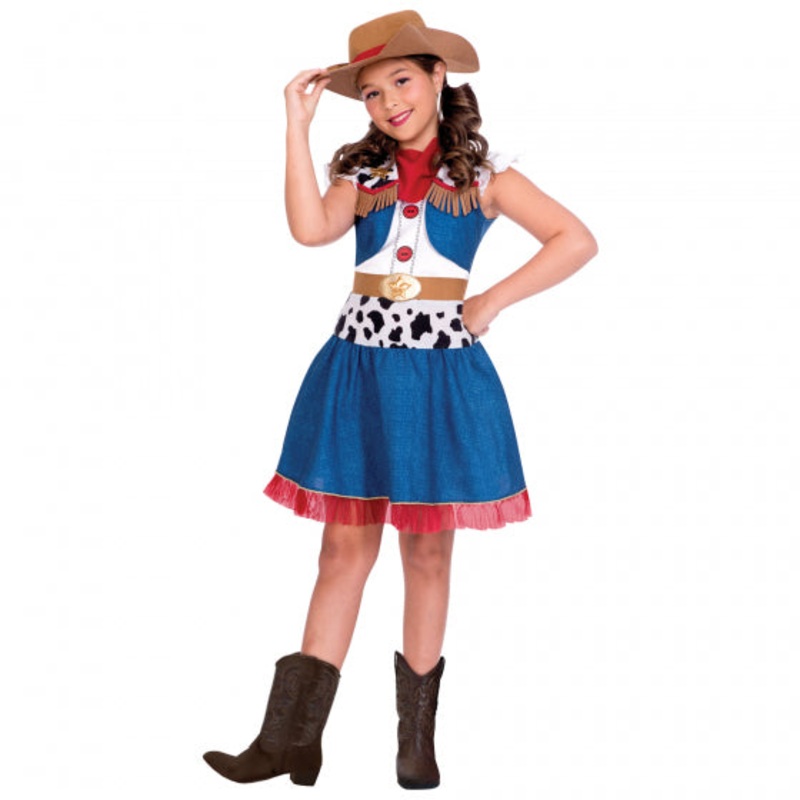 WESTERN COWGIRL COSTUME (8-10 YEARS)
