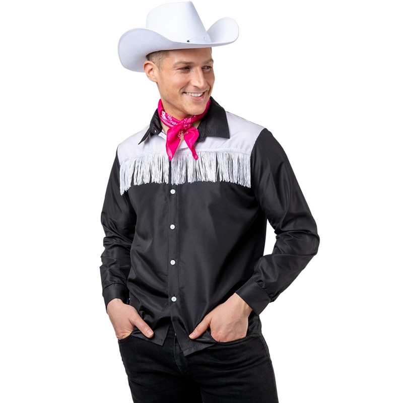 Black Cowboy Shirt Adult