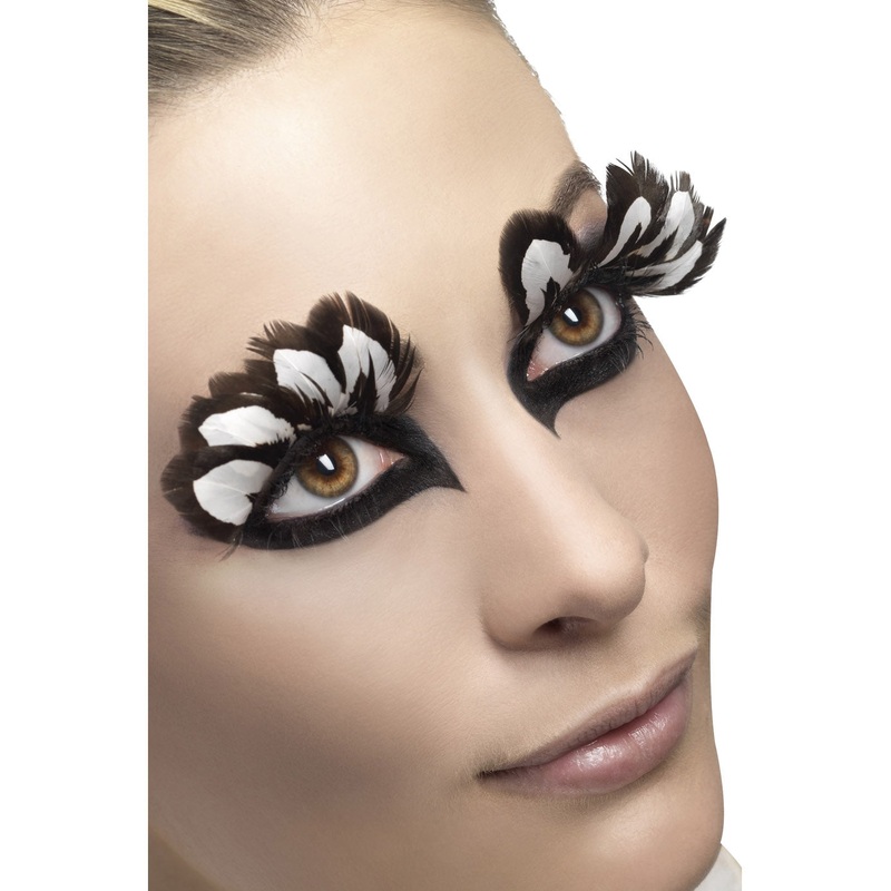 Brown Feather Eyelashes