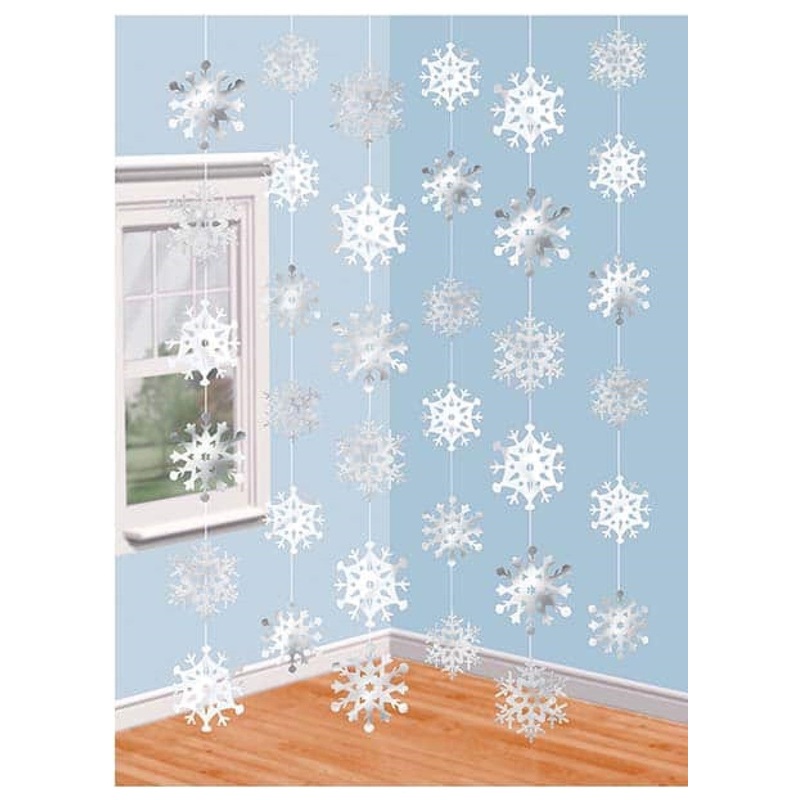 Snowflake String Decorations