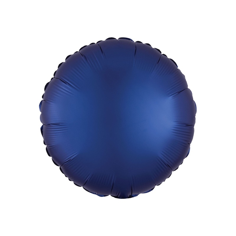 Silk Lustre Navy Blue Round Balloon