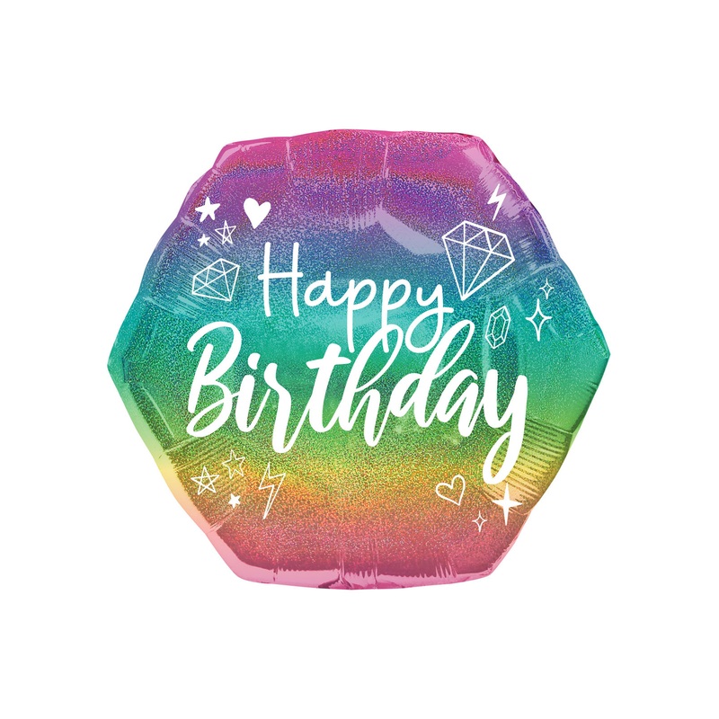 Sparkle Happy Birthday Balloon