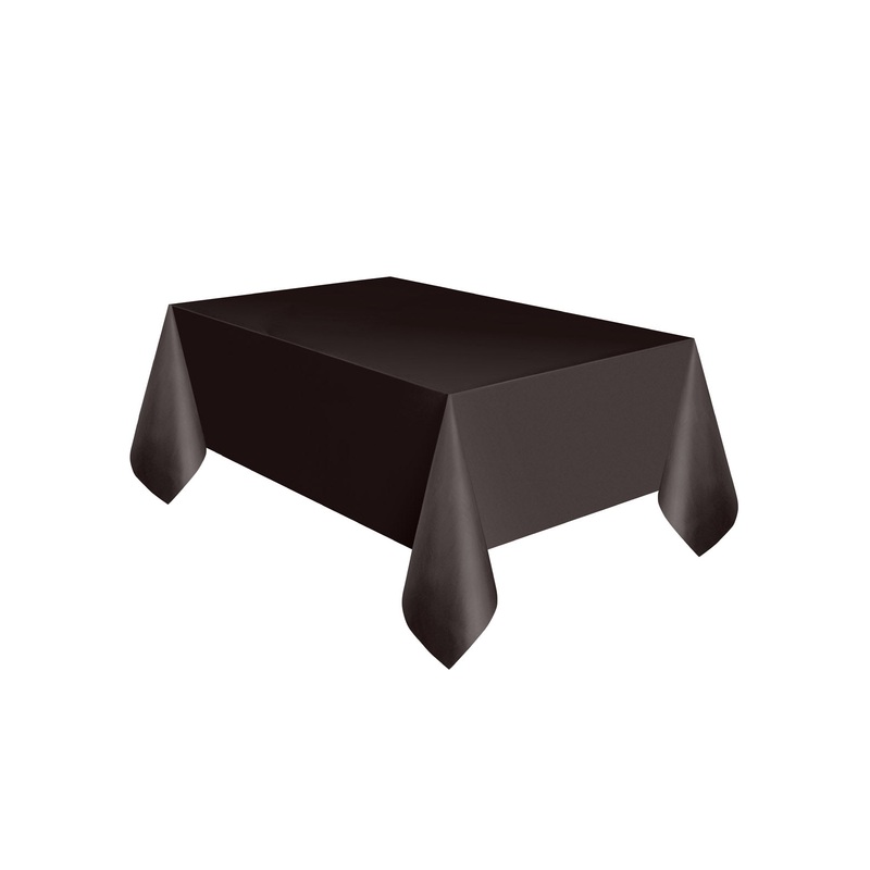 Black Party Plastic Tablecover