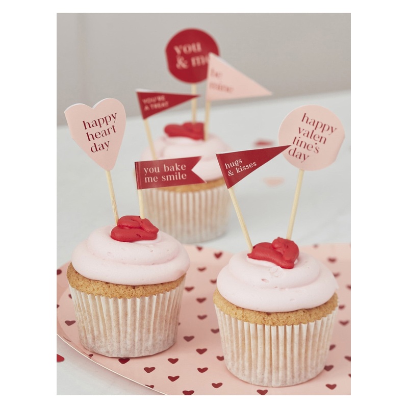 Valentine's Cupcake Toppers