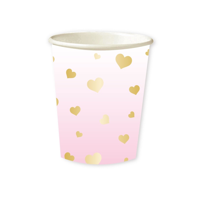 1st Birthday Pink Cups 8pk
