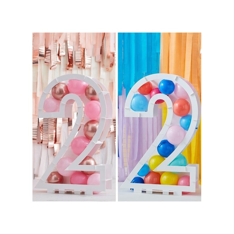 Balloon Mosaic Number 2 Stand