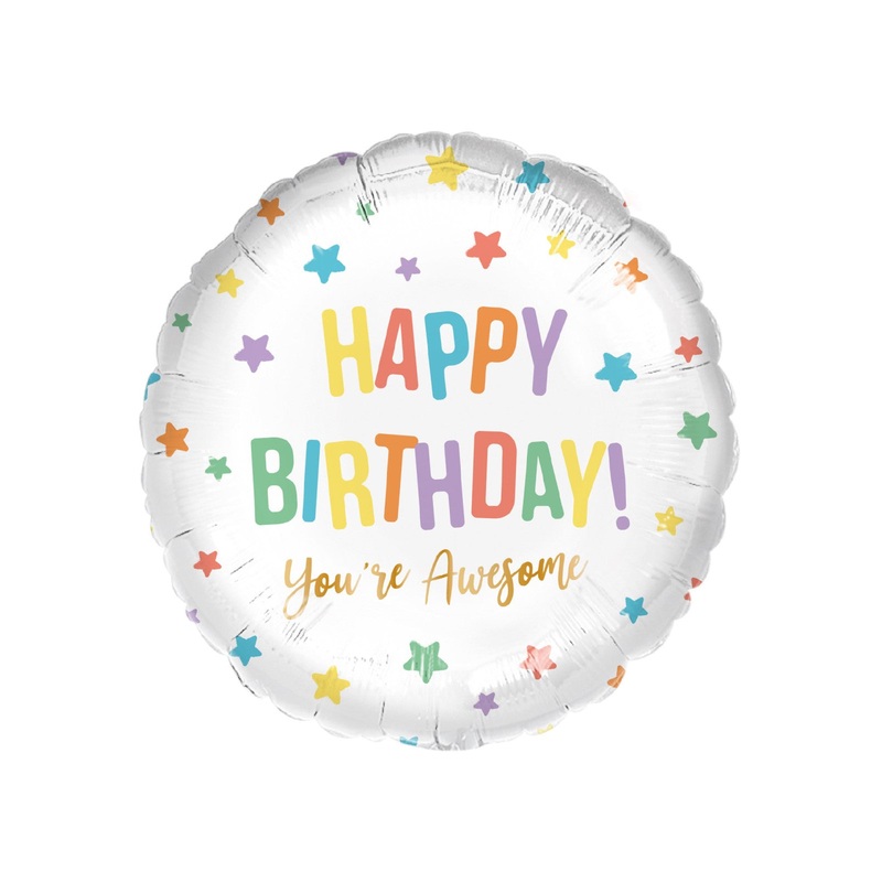 Bright Birthday Foil Balloon