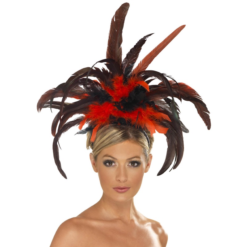 Burlesque Feather Headband