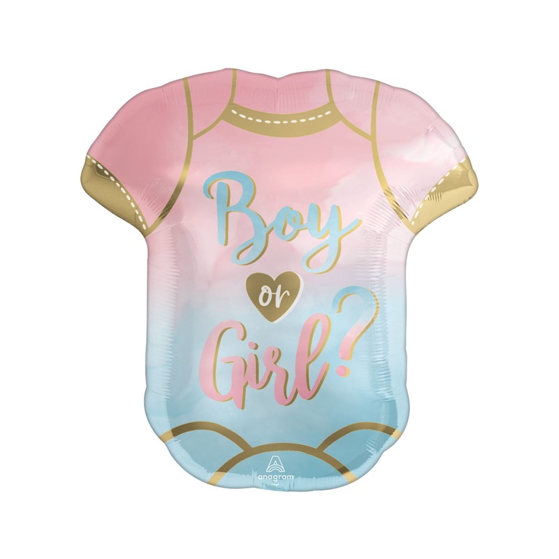 The Big Reveal Onesie Balloon