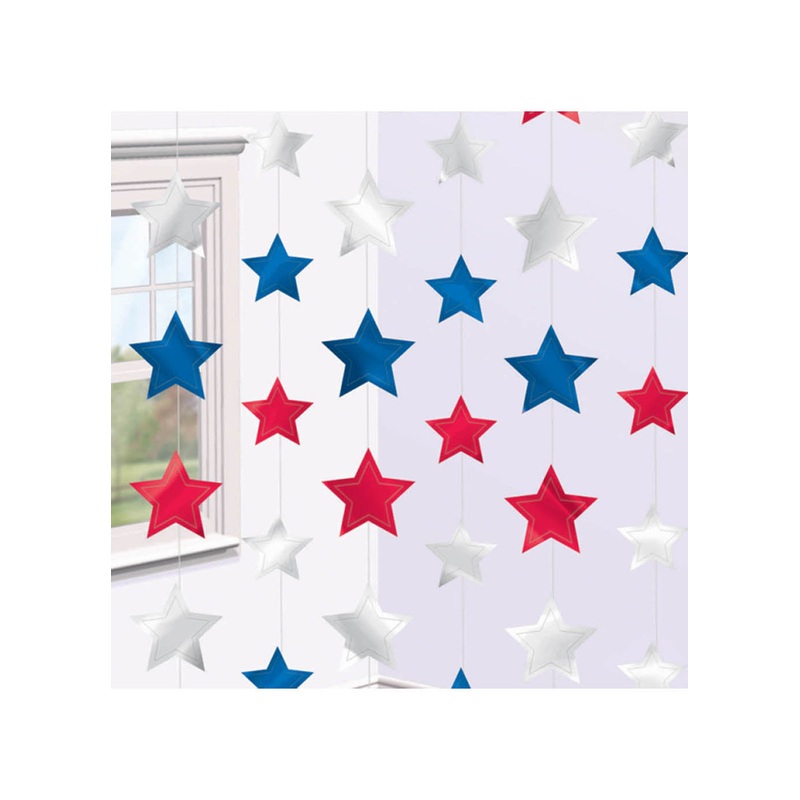USA Star String Decorations