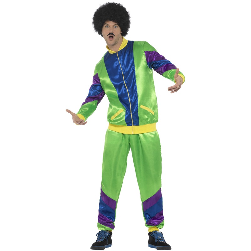 80's Green Shell Suit Costume Adult