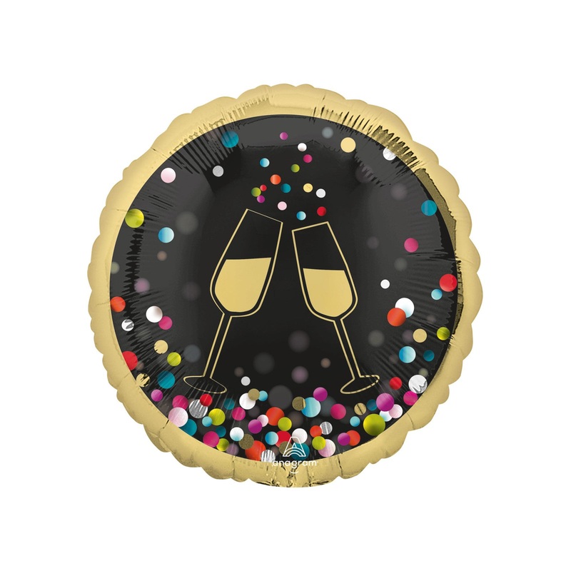 Cheers New Year Foil Balloon