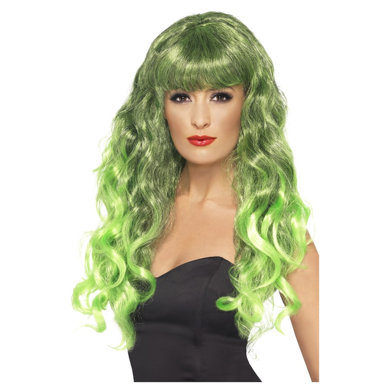 Siren Wig Green & Black