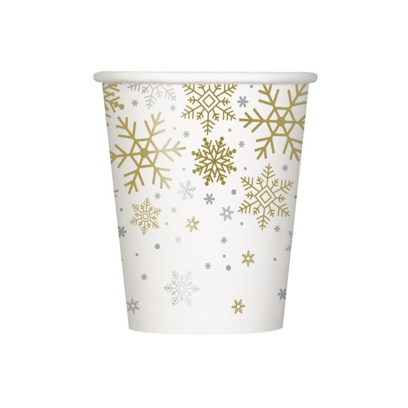 Snowflake Party Cups 8pk