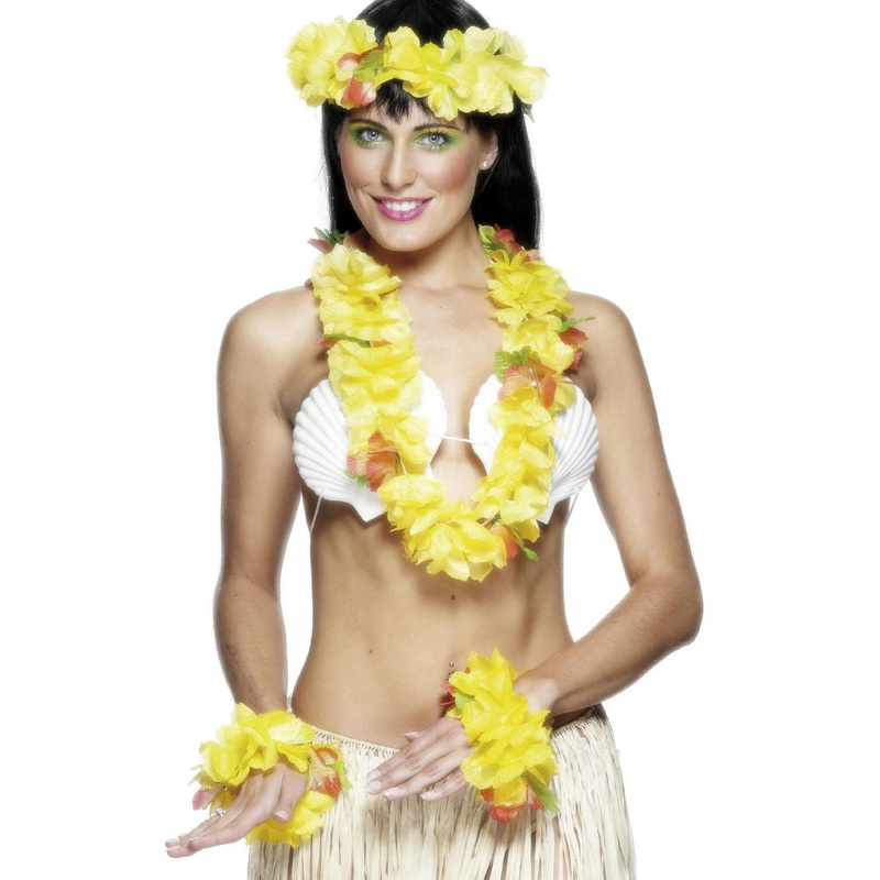 Yellow Hawaiian Set Adult