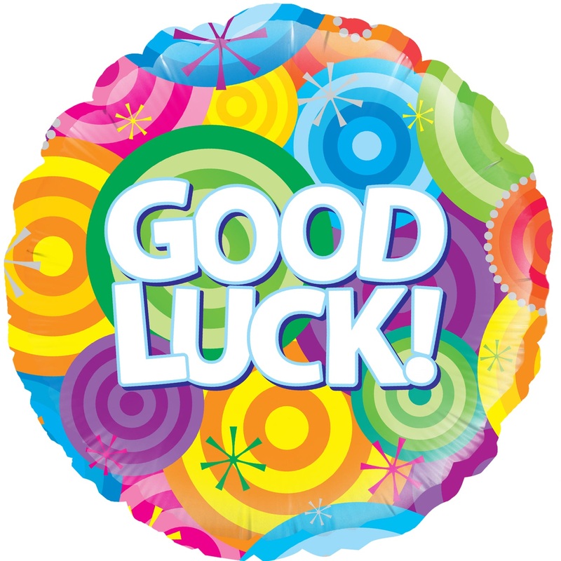 18'' FOIL GOOD LUCK RAINBOW CIRCLES