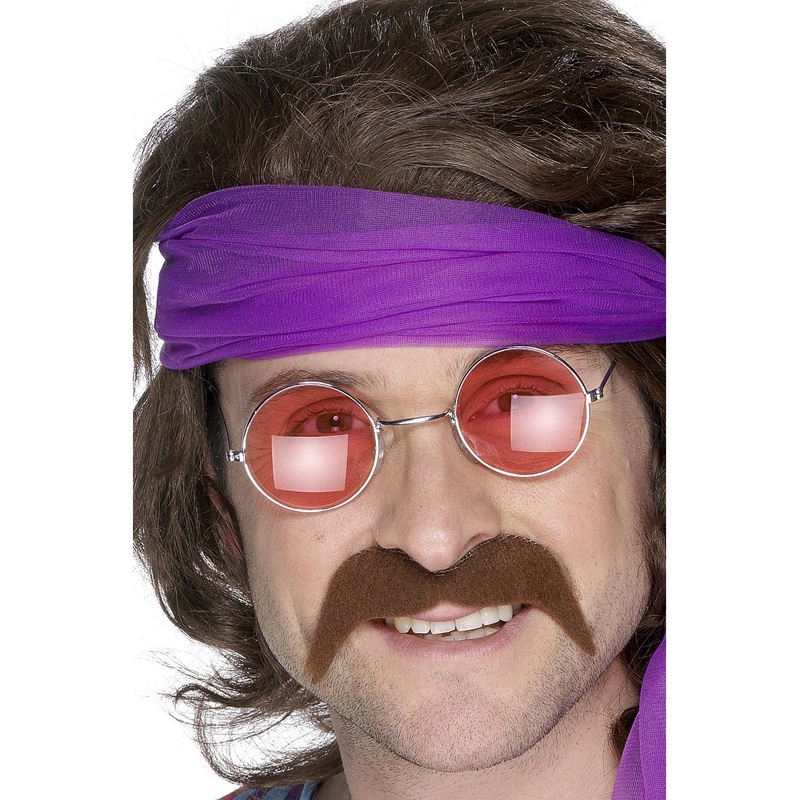 70's Brown Moustache