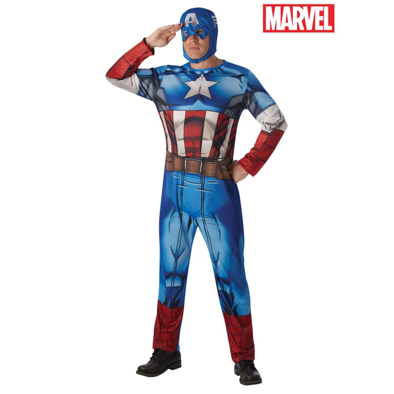 Captain America Costume Adult