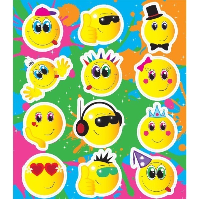 Smiley Face Sticker Sheets