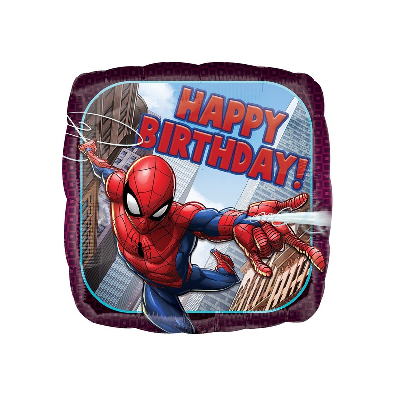 Spiderman Birthday Foil Balloon
