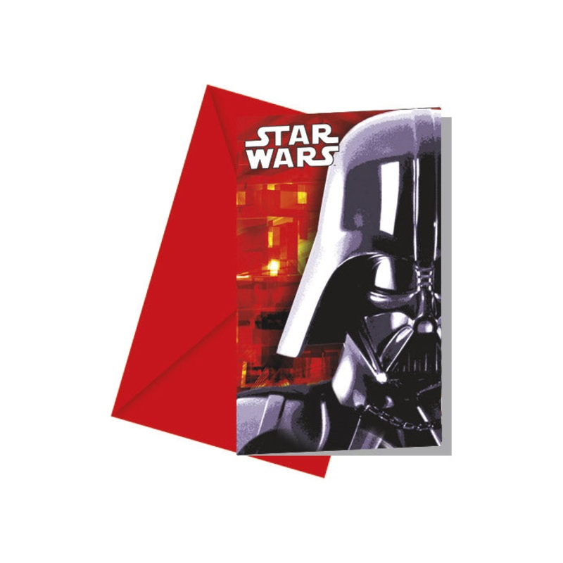 Star Wars Invitations 6pk