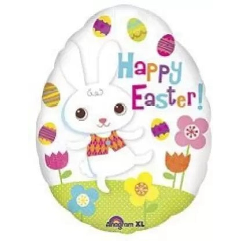 18" Happy Easter Jr. Shape Foil