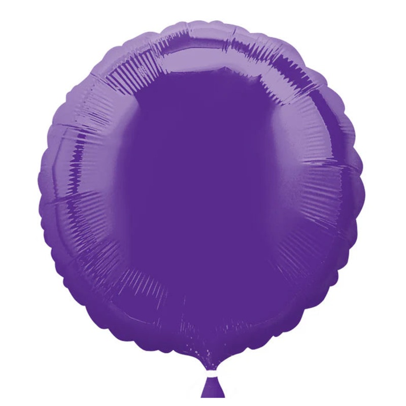 18" Solid Round Purple