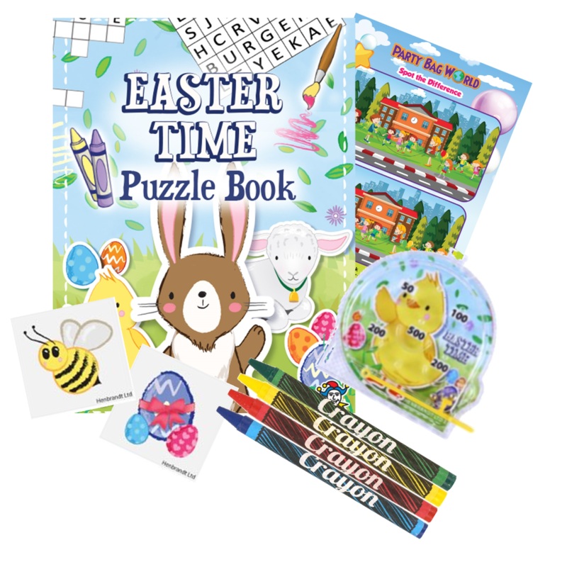 2 x Easter Fun Packs for Children, Off School Fun | Easter Egg  Activity Pack
