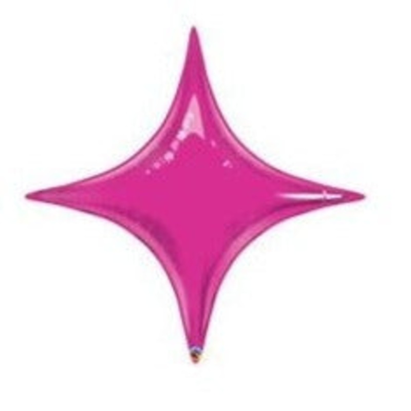 40'' SHAPE STARPOINT MAGENTA (Flat)