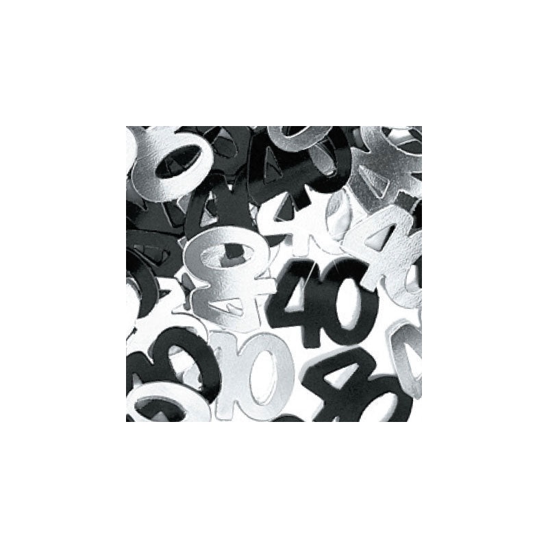 BLACK GLITZ 40 CONFETTI 50Z