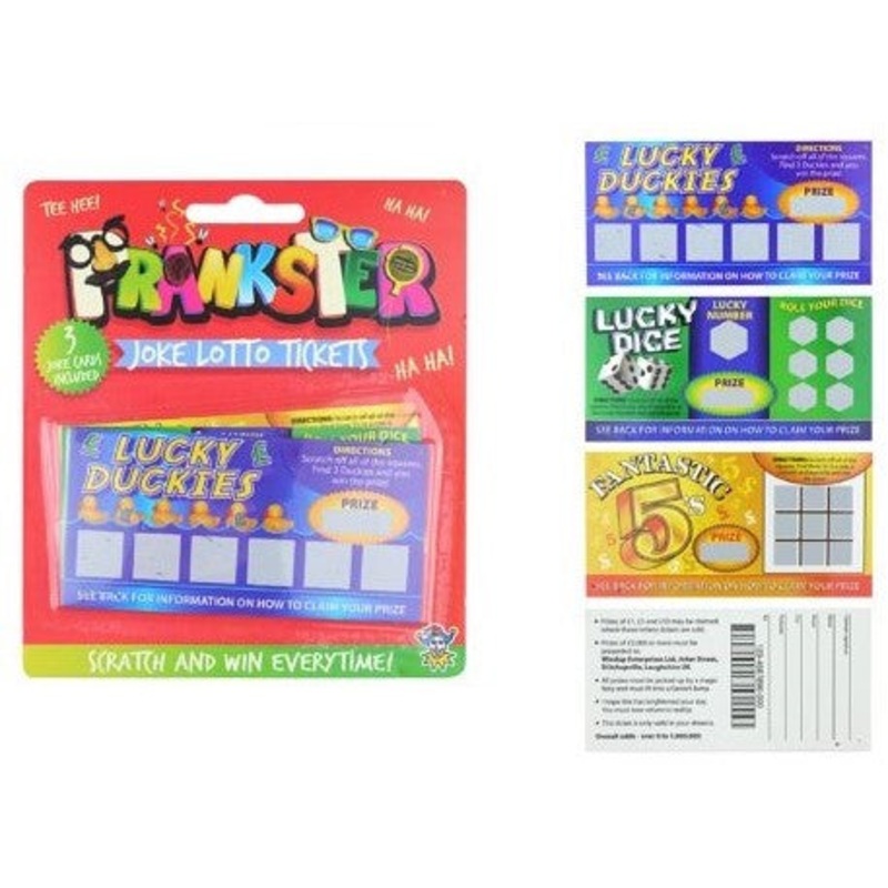 Joke Lotto Tickets